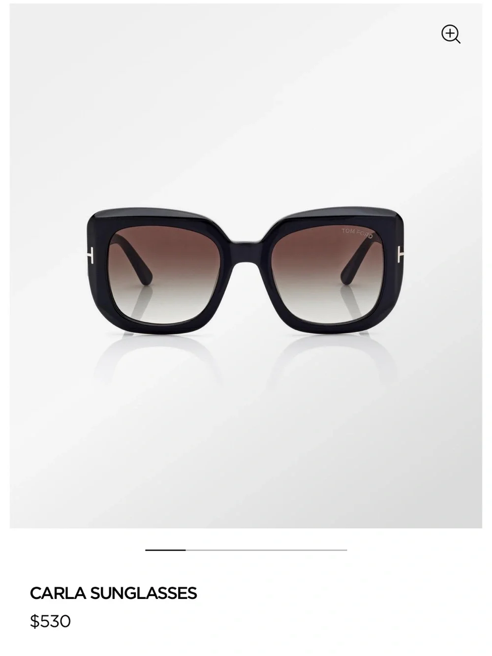 Tom Ford Women's Black Carla Sunglasses
